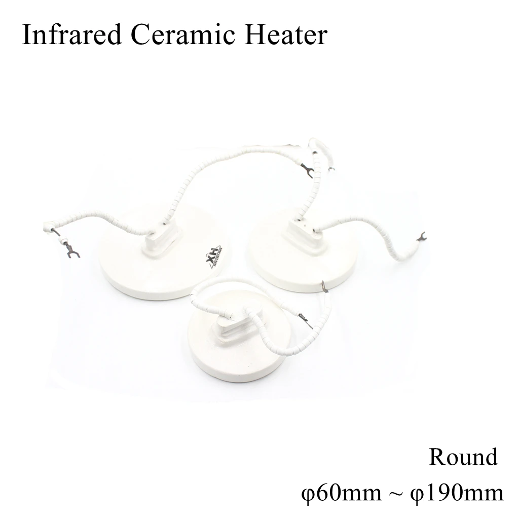 

Infrared Ceramic Heater Air Heating Round Circle Plate Brick Board Tile Top Bottom BGA Rework Station Soldering Blister Machine