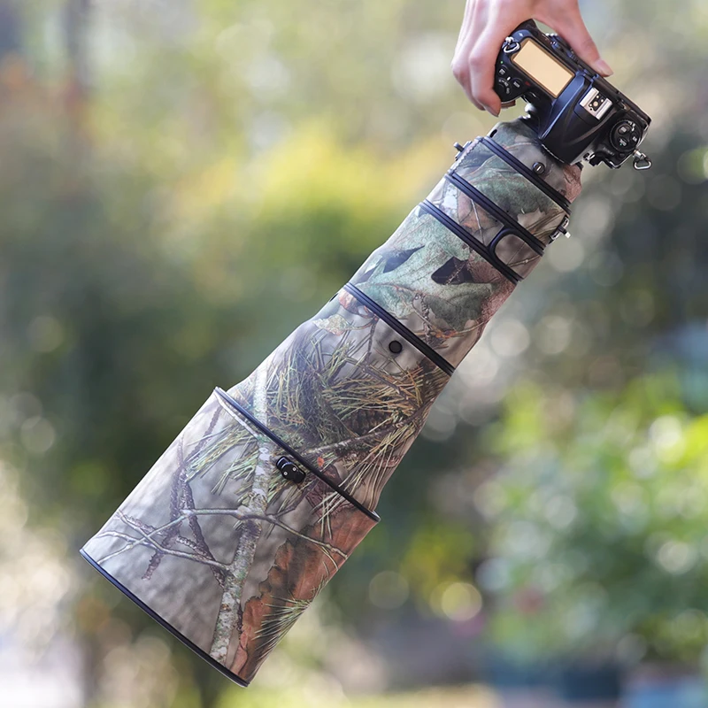 CHASING BIRDS camouflage lens coat for NIKON AF-S 400mm F2.8 E FL ED VR elastic waterproof and rainproof lens protective cover