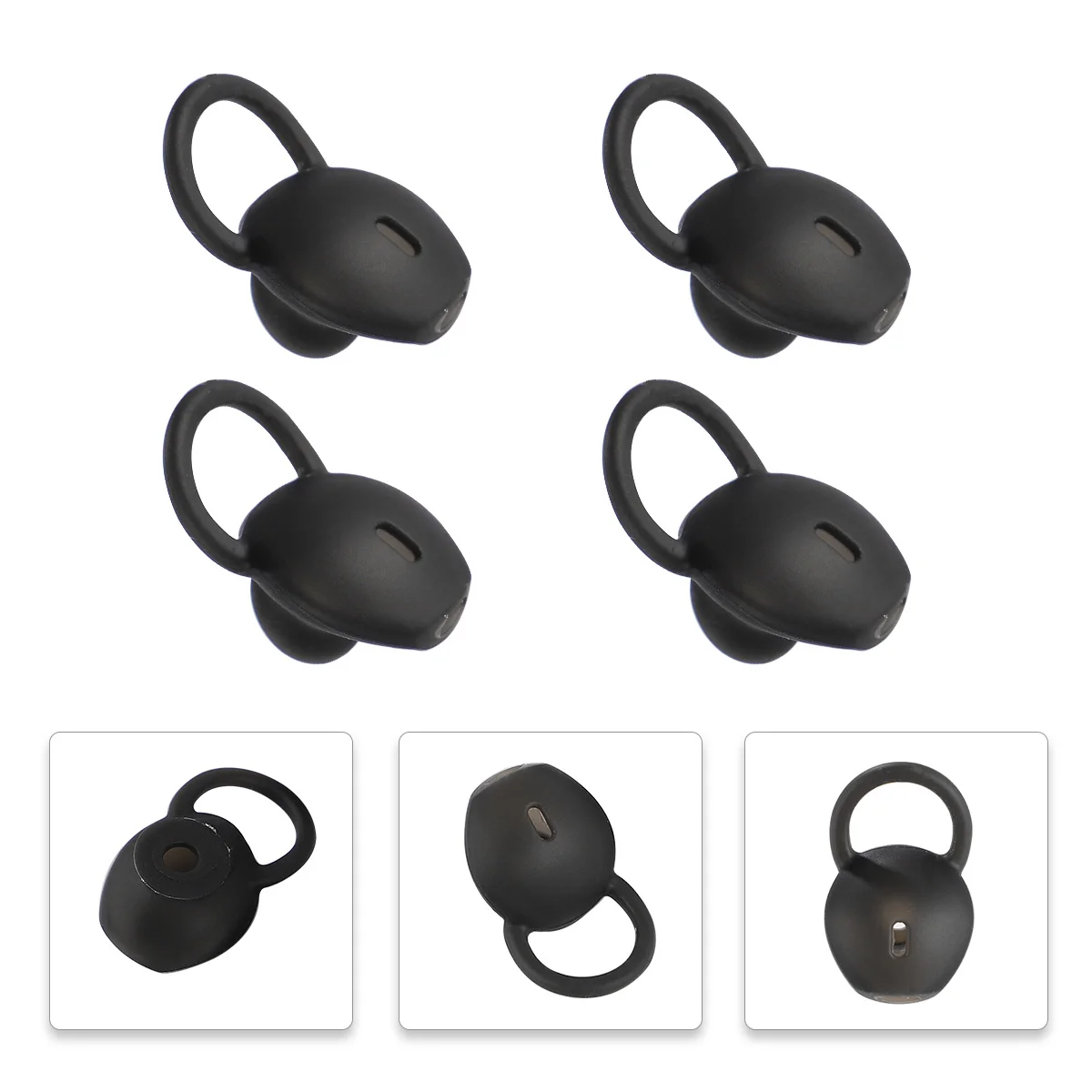 4pcs Silicone Ear Cap Earbud Covers For B5 Replacement Ear Tips Soft Comfortable Earphone Protectors Cover