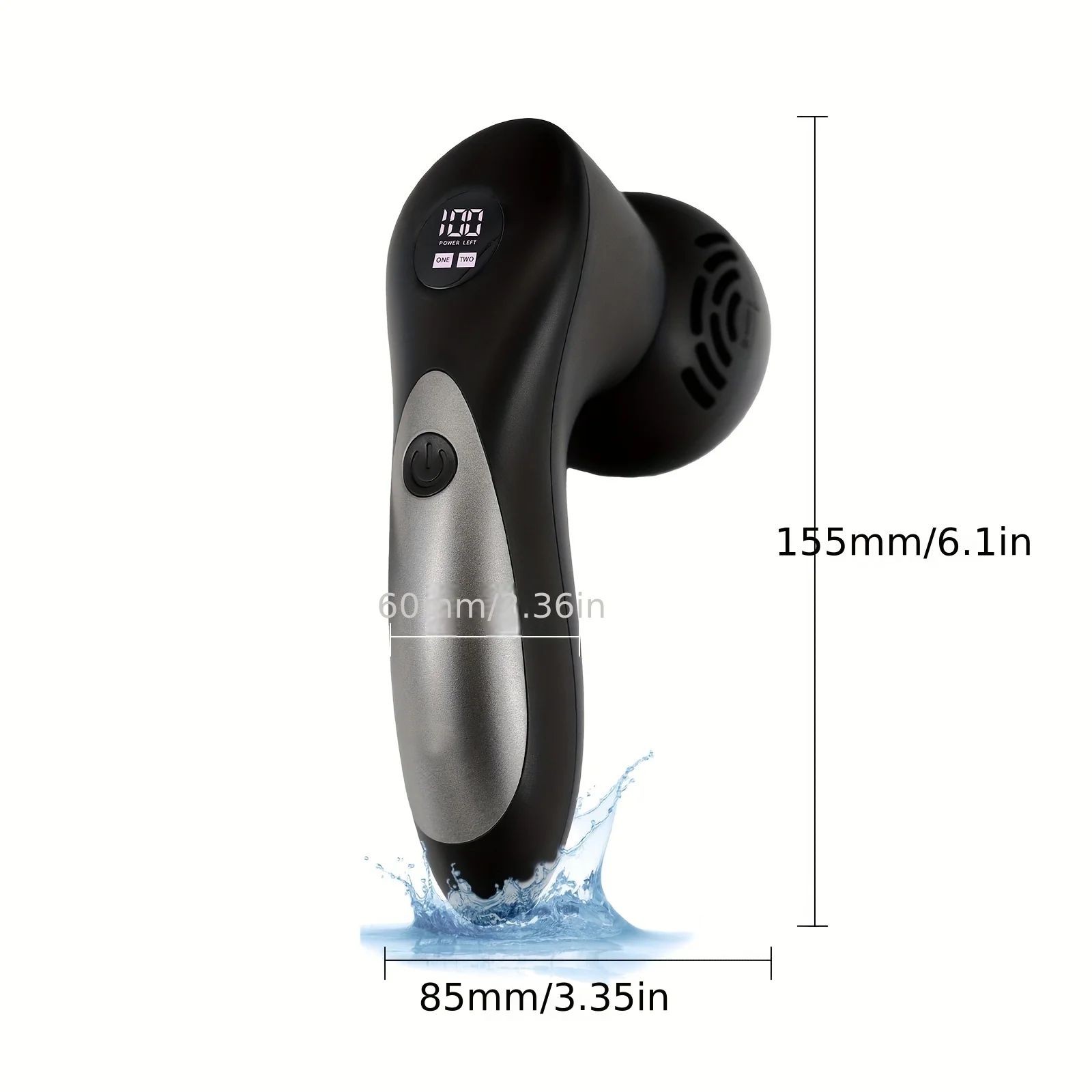 Rechargeable Foot Callus Remover: 14-in-1 Waterproof Scrubber - Pedicure Kit with 2 Speeds - Foot Care Made Easy