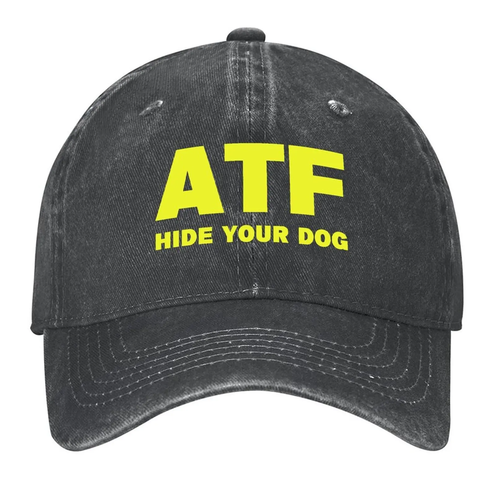 

Забавная бейсболка ATF Hide Your Dog, мужская шляпа, каска, конская шляпа, кепка для гольфа, мужские и женские шляпы