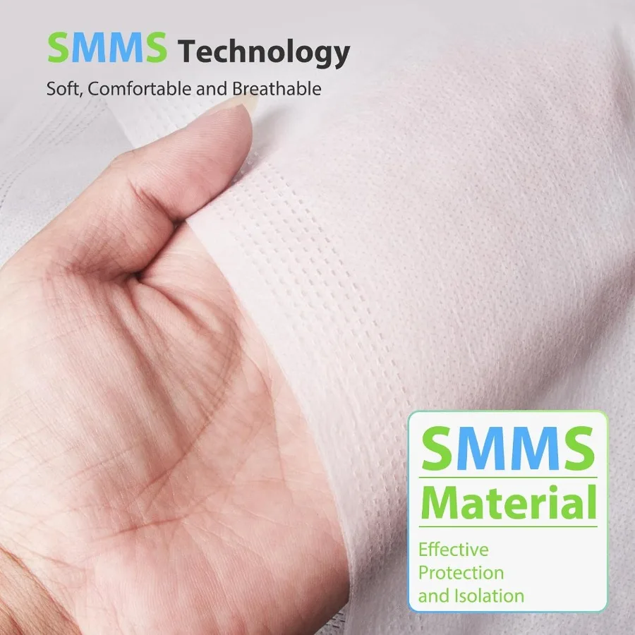 طقم ملاءات سرير للاستعمال مرة واحدة للاستخدام في المستشفى، مفرش سرير محمول مع طبقة مقاومة للماء، مثالي لمنازل الرضاعة أثناء السفر