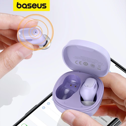 Baseus Bowie WM01 TWS auriculares inalámbricos Bluetooth 5,3 auriculares HD auriculares de Control táctil para auriculares iOS/Android