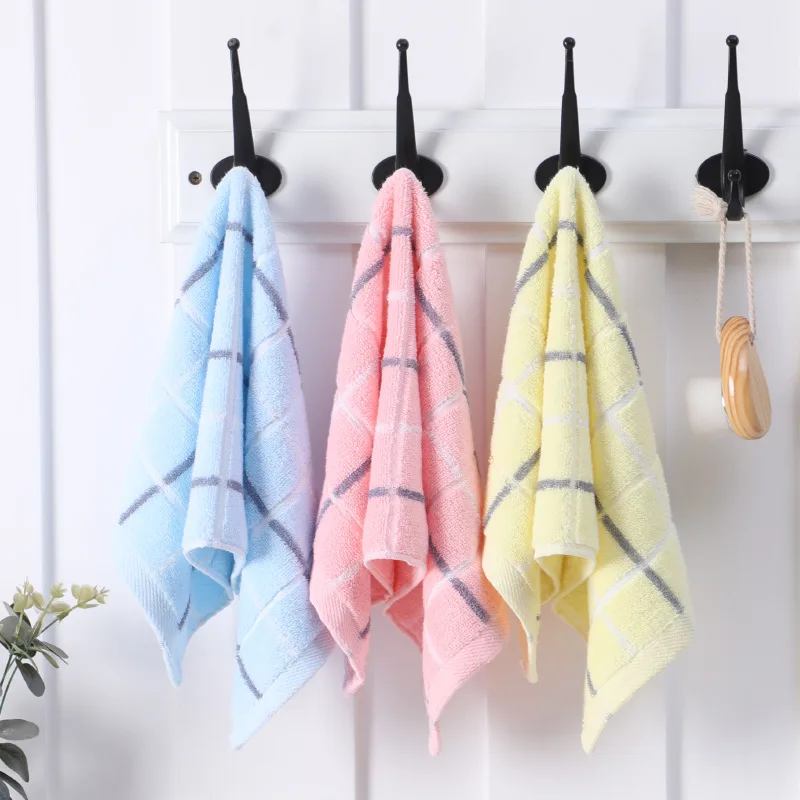 Household Cotton Face Towel Children's Soft and Absorbent Face Towel Adult Non Shedding Hair Bathroom Shower Towel