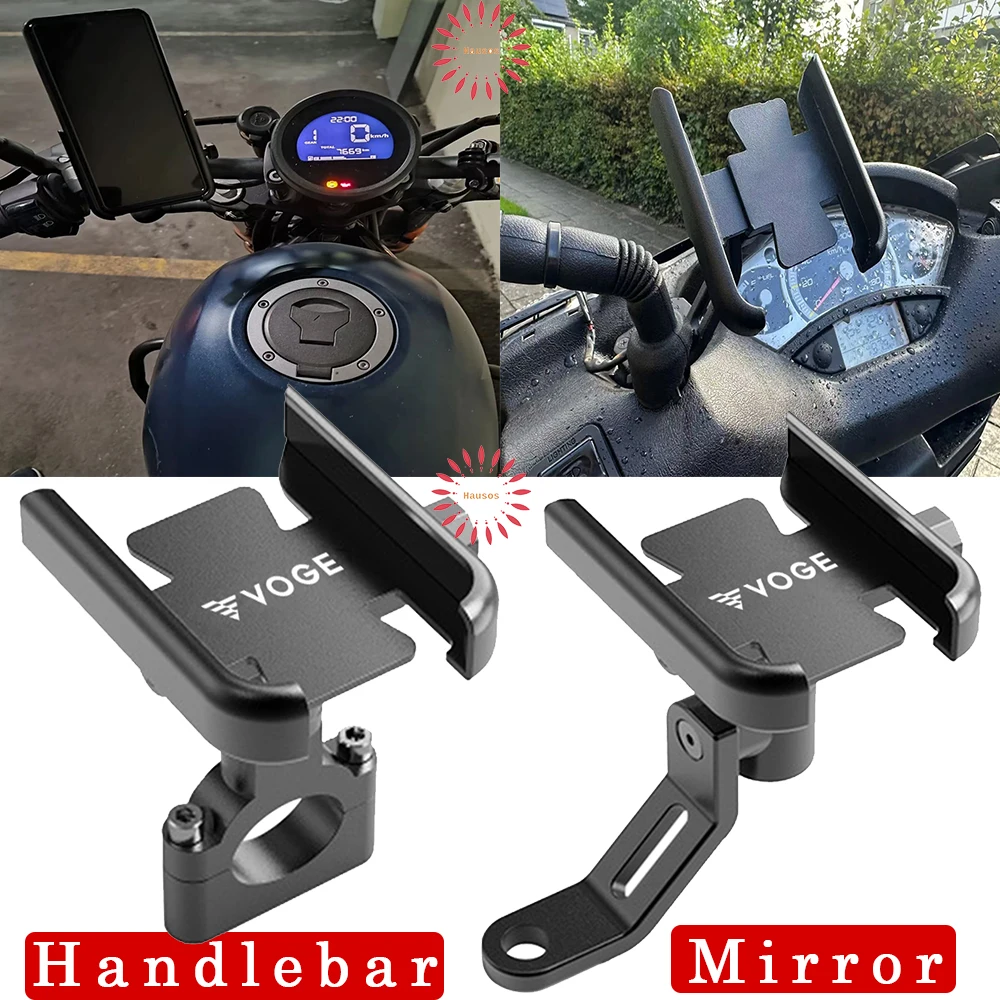 For Voge 300AC 300R 500AC 500/DS/DSX 650DS/DSX CLX700 Motorcycle Accessories Mobile Phone Holder GPS Navigation Mount Bracket