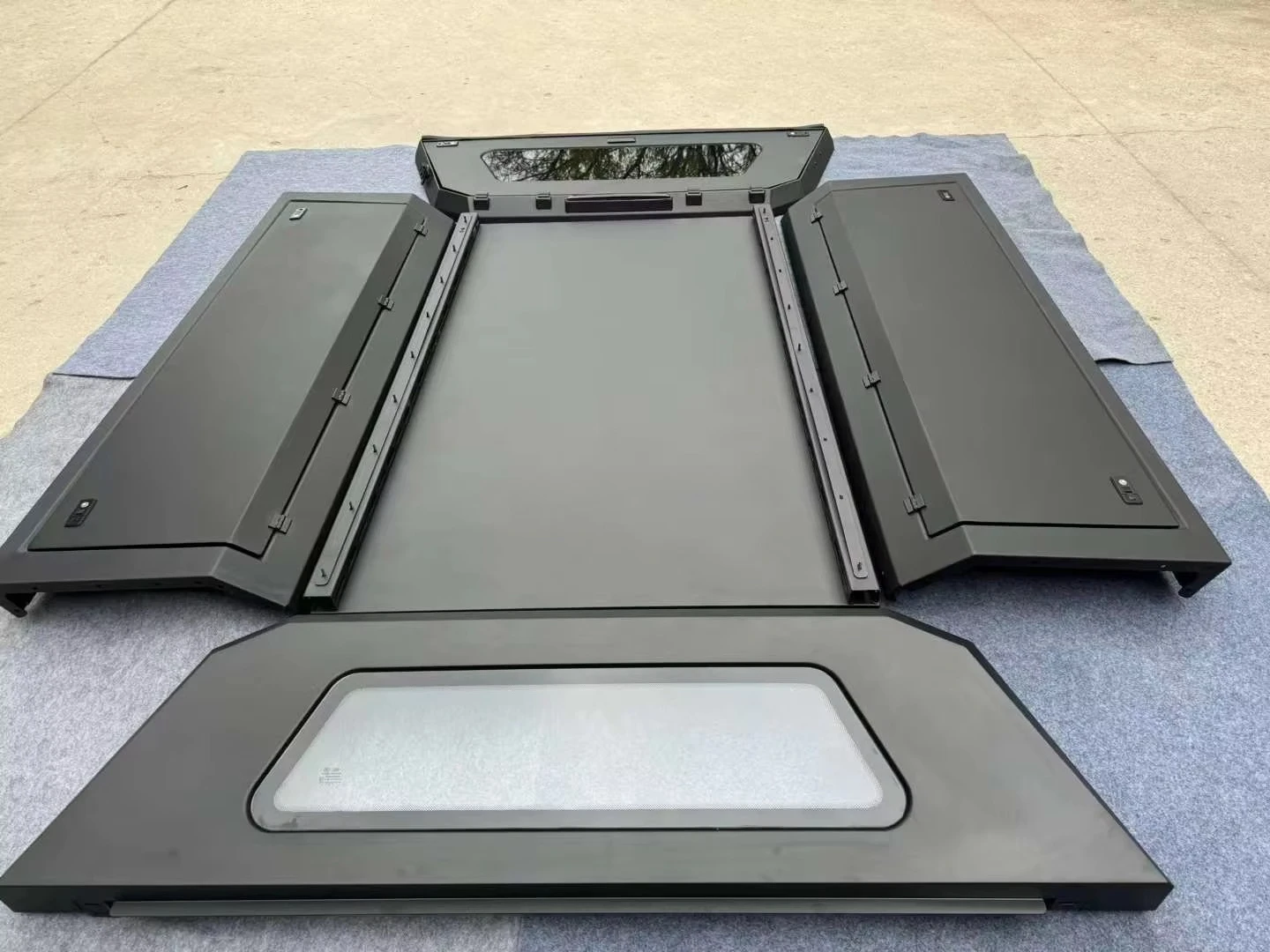 4x4 Pickup Aluminum Canopy Foldable Truck Hard Top Canopy for Single Cab toyota Hilux Car Truck Topper Bed Canopy 6