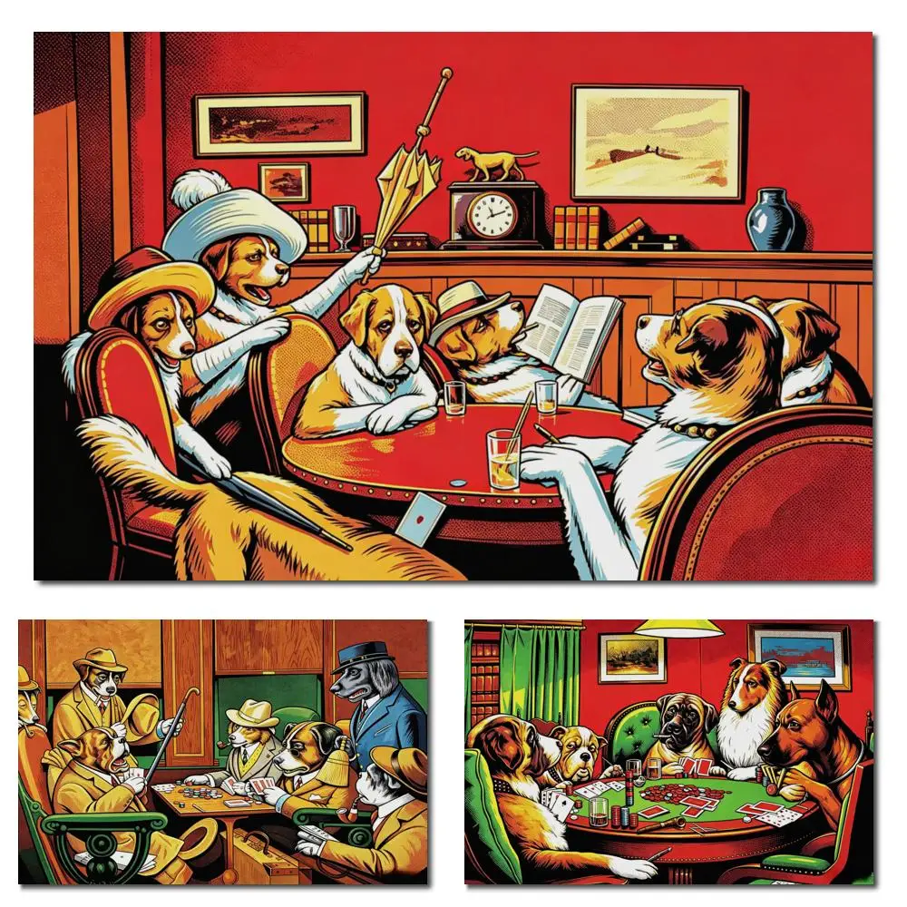 grande-impressao-em-tela-de-caes-cassius-coolidge-jogando-poker-arte-de-parede-moderna-e-divertida-com-animais-para-decoracao-de-sala-de-estar-bar-e-pub