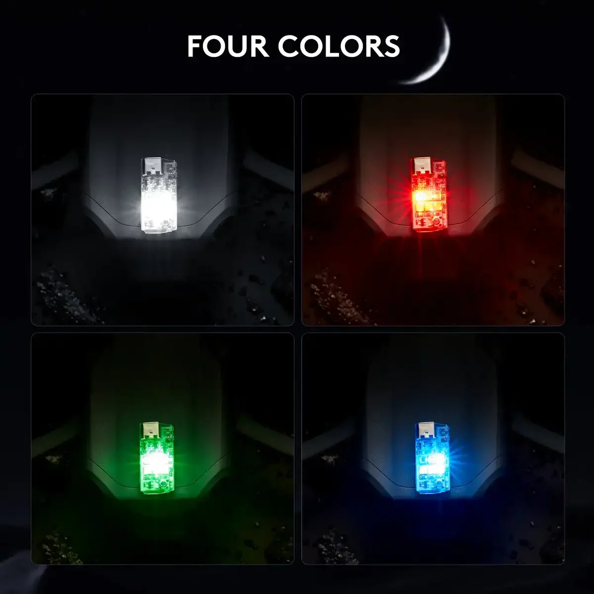 VIFLY ستروب بلاتينيوم - 6 مصابيح LED كري 1000 لومن FAA متوافقة مع الطائرة بدون طيار ستروب