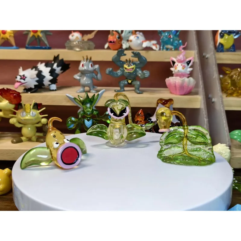 Pokemon Figure Victreebel Weepinbell Mini Doll Cute Model Ornaments Accessories Toy