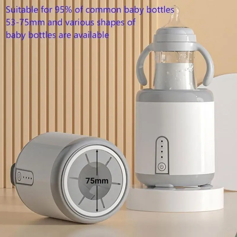 

U13F Electric Baby Formula Mixer Pitcher Auto Mixing Travel Friendly Hands Frees Infant Bottle Shaker for Breastmilk & Powder