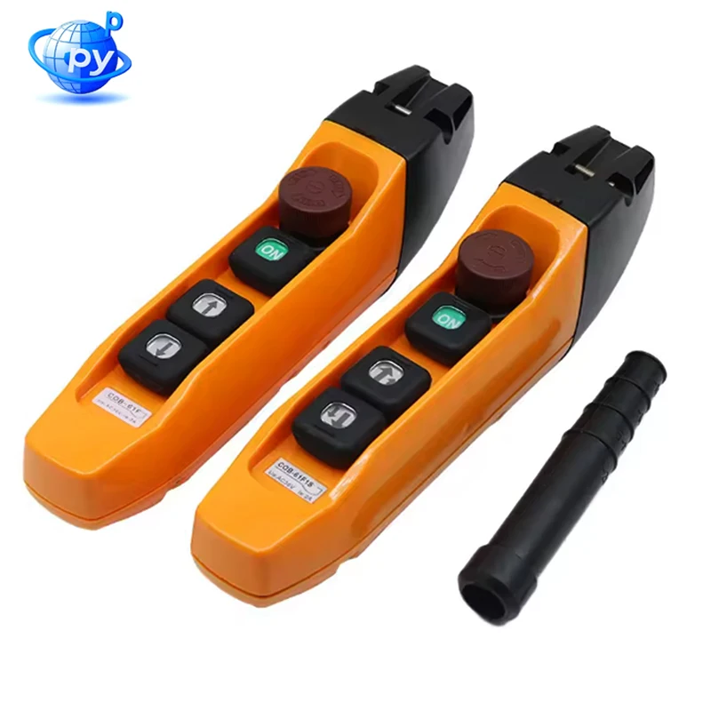 

Водонепроницаемая подвеска управления краном COB-61F/1S с кнопкой запуска/аварийной остановки для электрической тали, одинарная/двойная скорость