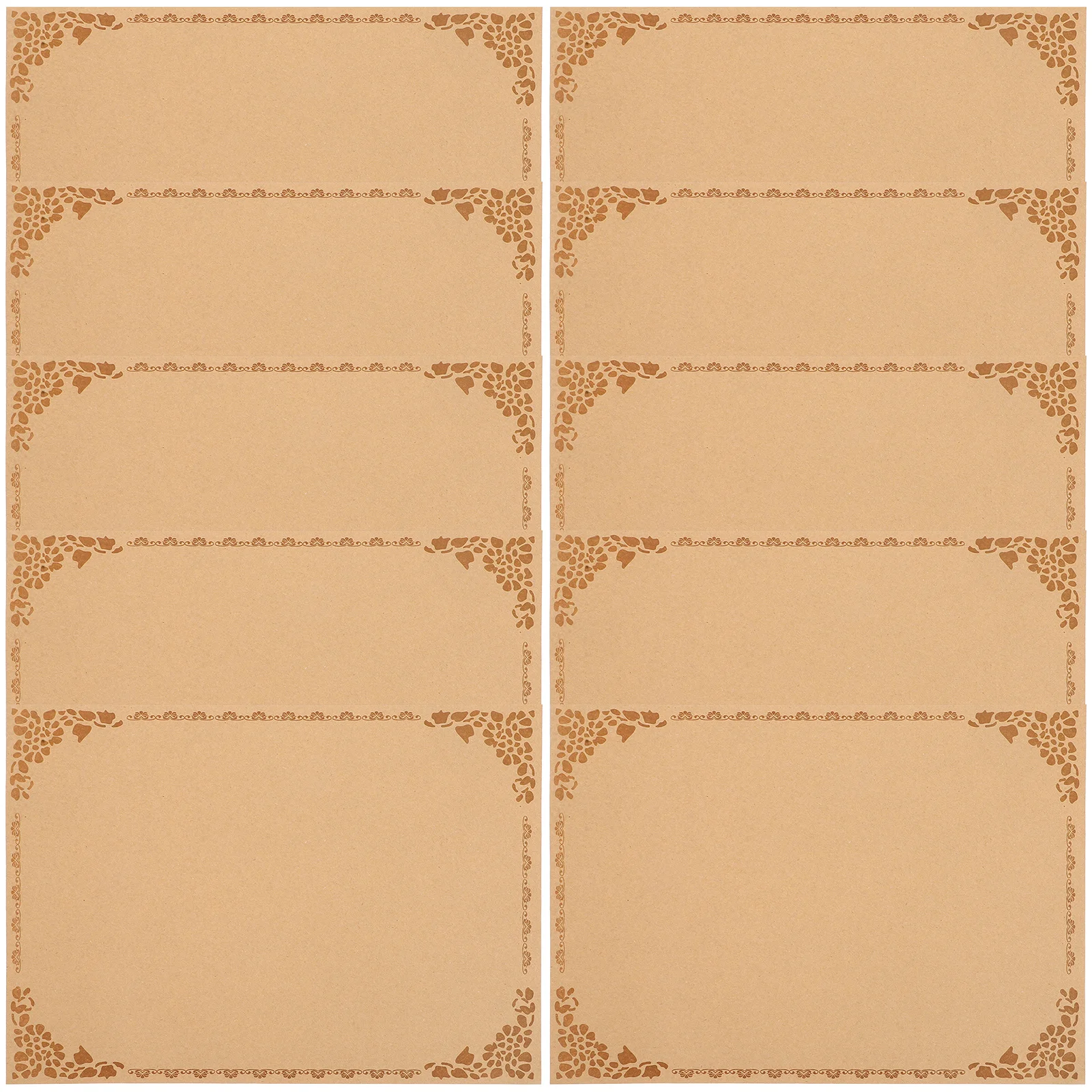 

10 шт. чистых листов для сертификатов, прочная конструкция для печати дипломов, наградных сертификатов, листы формата А4 для наградных сертификатов