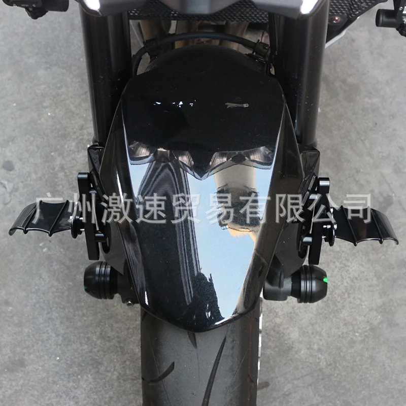 Suitable For Kawasaki Z900 Z900RS Z900SE Modified Front Wheel Aerodynamic Wing Butterfly Wings Front Wheel Guide Wing