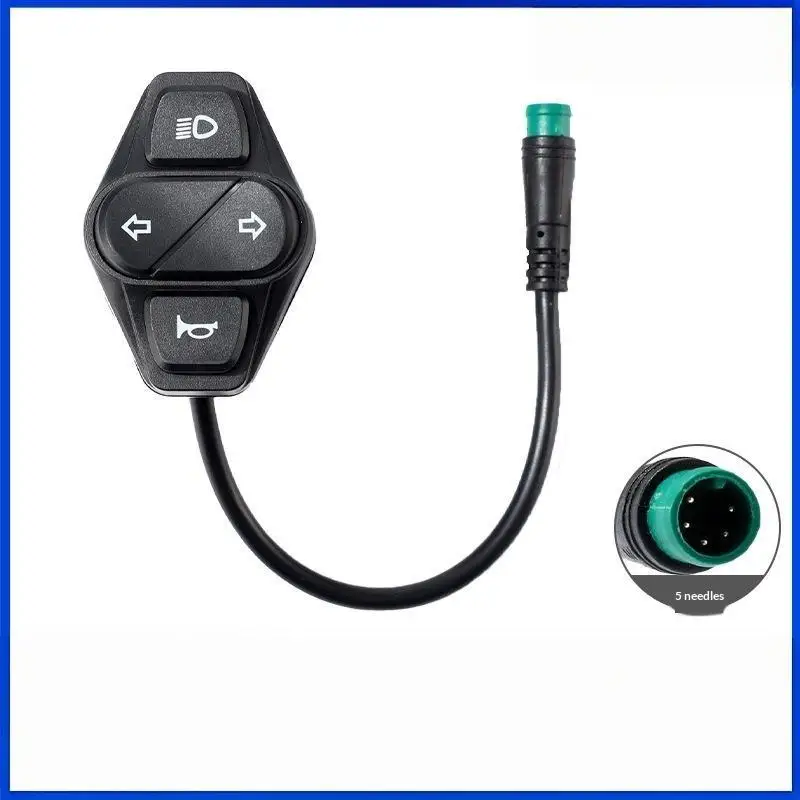 5-Pin Steering Switch Headlight Switch Horn Switch Left And Right Switch For Kukirin G2 Master E-Scooter Replacement Parts