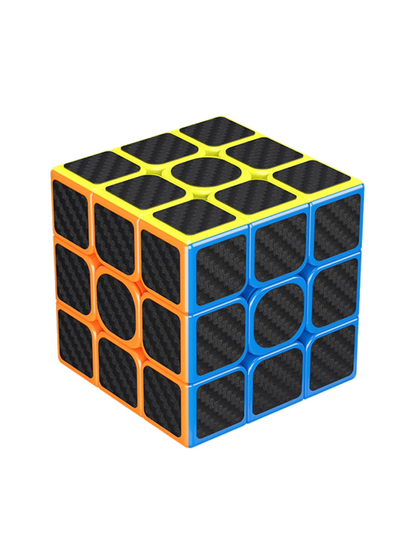 SENGSO Speed Cube Carbon Fiber Sticker Magic Cube Profession Puzzle High Quality Kid's Fidget Toys