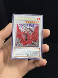 Yu Gi Oh Ultimate Rare/UTR TCG Black Rose Dragon(CSOC-EN039) Board Game English Collection customize Card (Not Original)