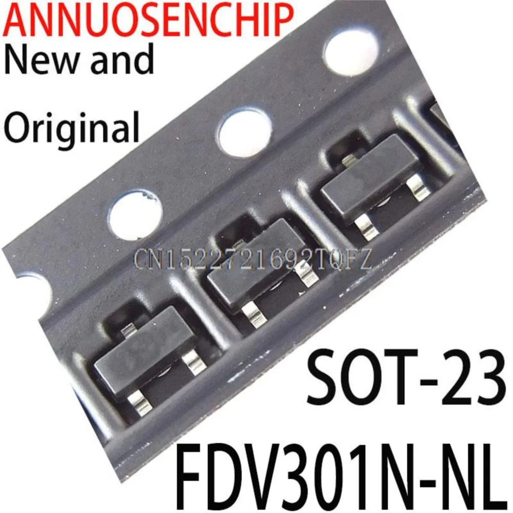 10PCS/lot New and Original FDV301N   SOT-23   FDV301N-NL