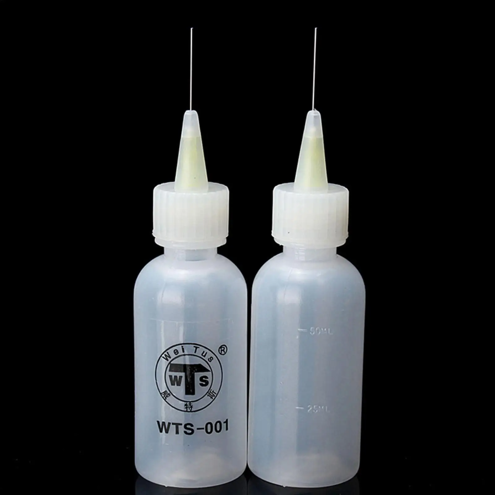50ml Needle Tip Bottle Applicator Empty Oiler Squeeze Bottle Liquid Flux Dispenser Applicator Plastic Dispensing Container