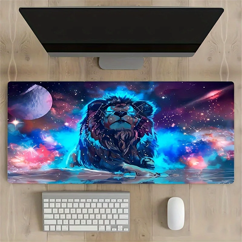 

Long Time Use Mouse Pad Large Desk Mat Gaming Cloth Surface Non Slip Rubber Base for PC Laptop Keyboard