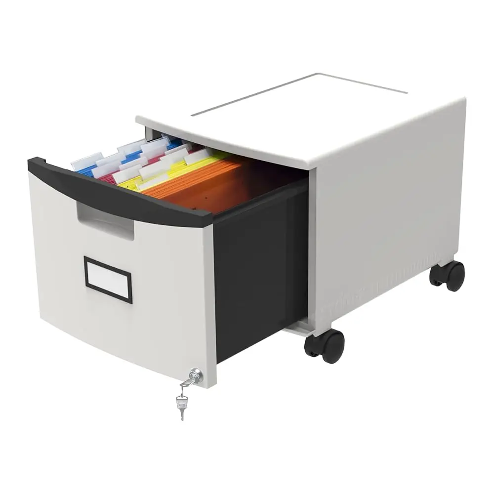 

61266A01C File Cabinet, 1-Pack, Gray/Black
