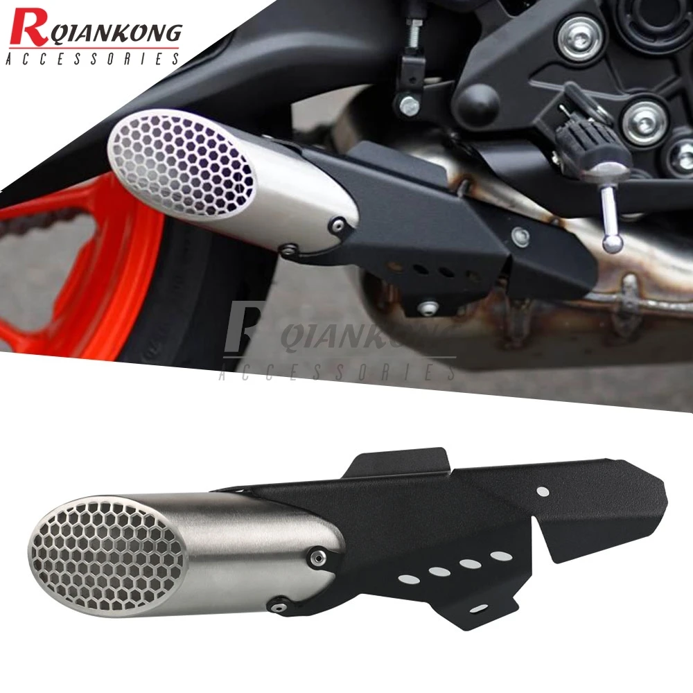 For YAMAHA TRACER700 2016-2019 2020 2021 Motorcycle Style exhaust cover muffler pipe XSR700 2015-2021 XSR 700 XTribute 2018-2021