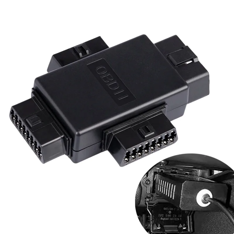 

OBDII OBD2 16 Pin 1 Male to 3 Female Splitter OBD2 Adapter Connector Splitter