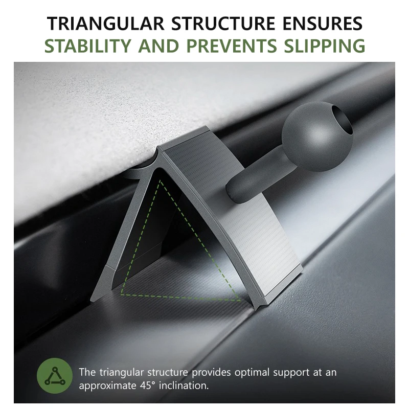 Car Charger Base Transparent Magnetic Phone Holder For Tesla Model Y Juniper 2025+ 3 Highland 2024 - 2025 15W Wireless Charging