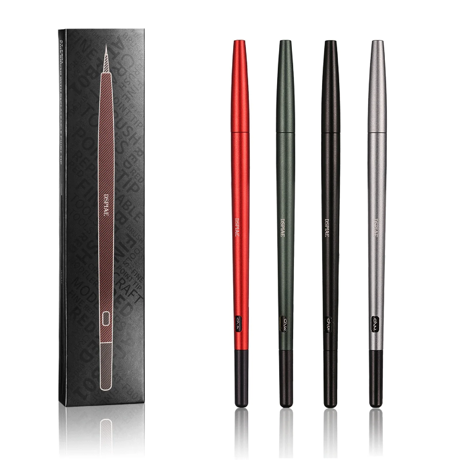 New DSPIAE AT-FB Pen Black Red Green Gray AT-FBRD AT-FBBK Hold PBT-2/0 PBT-3/0 PBT-4/0 PBT-5/0 Pen Head Metal model tool