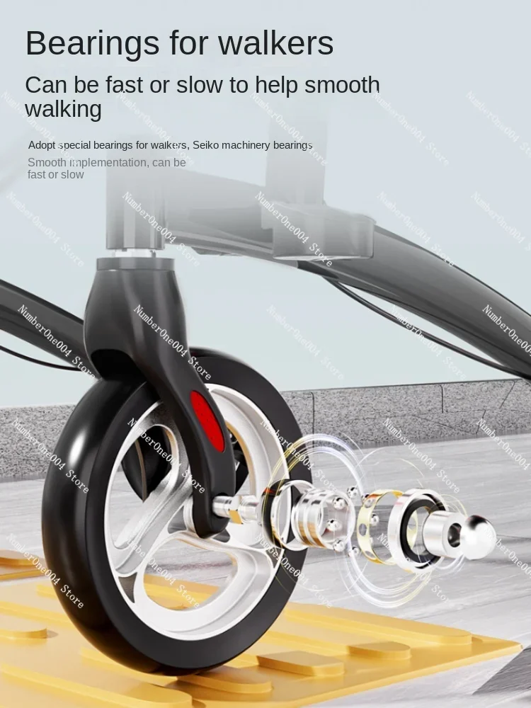 A walking aid for the elderly