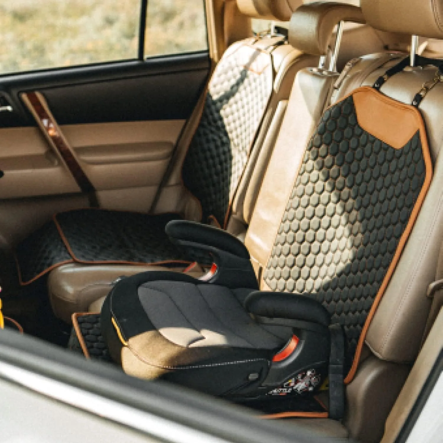 

Premium Leather Car Seat Protector for Child Car Seat Cover from Dirt Scratches