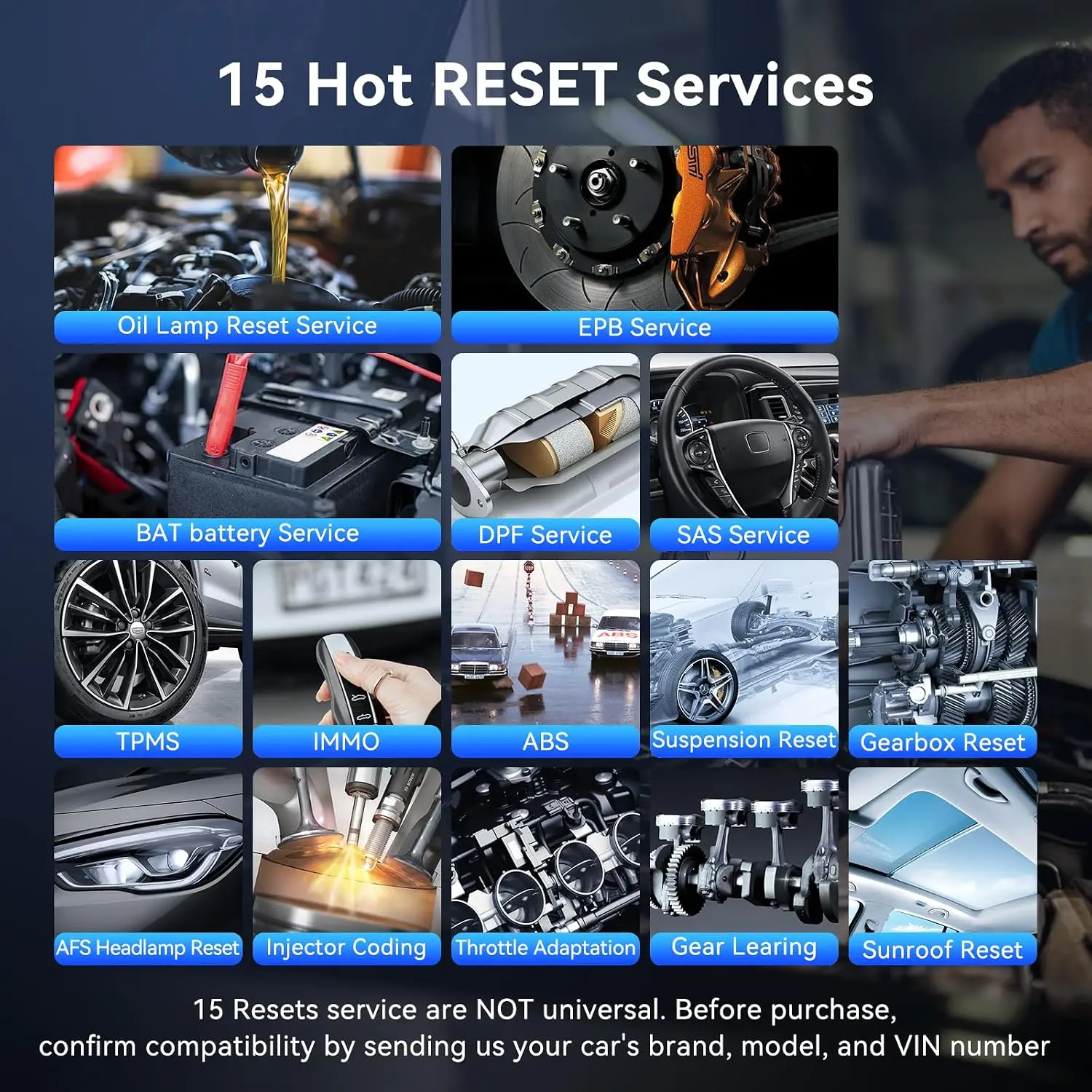 MUCAR BT200 MAX AI OBD2 Bluetooth, Full System 15 Resets Bi-Directional, CAN-FD FCA Autoauth, AutoVIN, ELM327, Lifetime
