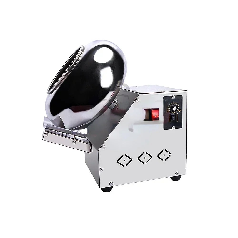 Flour Peanut Coating Machine Commercial Automatic Sugar Coating Machine 535W Suikercoatingmachine Hot Sales