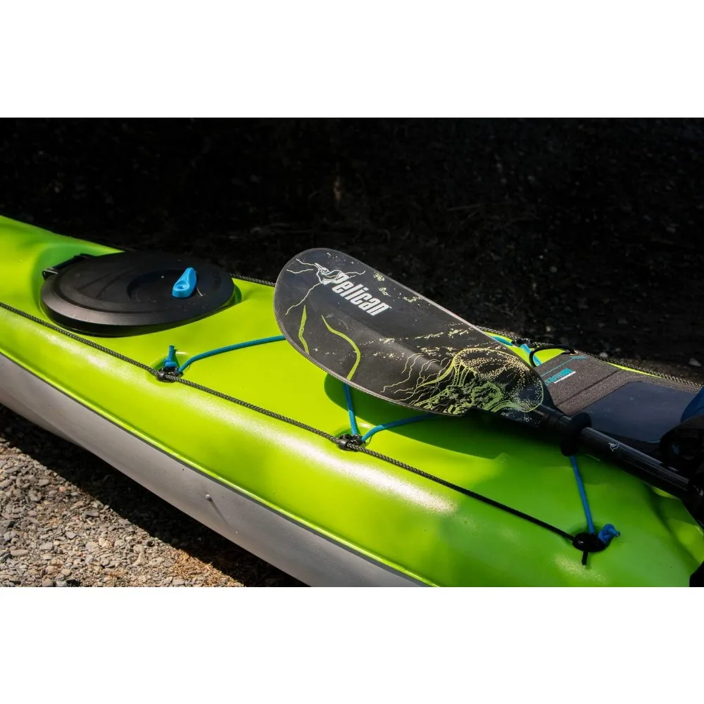 Simbiotosa Kayak Paddle-albero regolabile in fibra di vetro con lame in Nylon-leggero-90.5in da 240cm a 98.5in 250cm