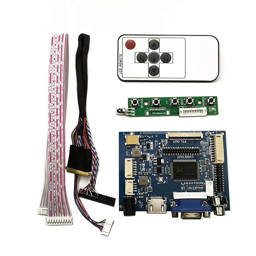 HDMI+VGA Control Board Monitor Kit for B101AW03 V.0 v0 / B101AW03 V.1 V1 LCD LED screen Controller Board Driver