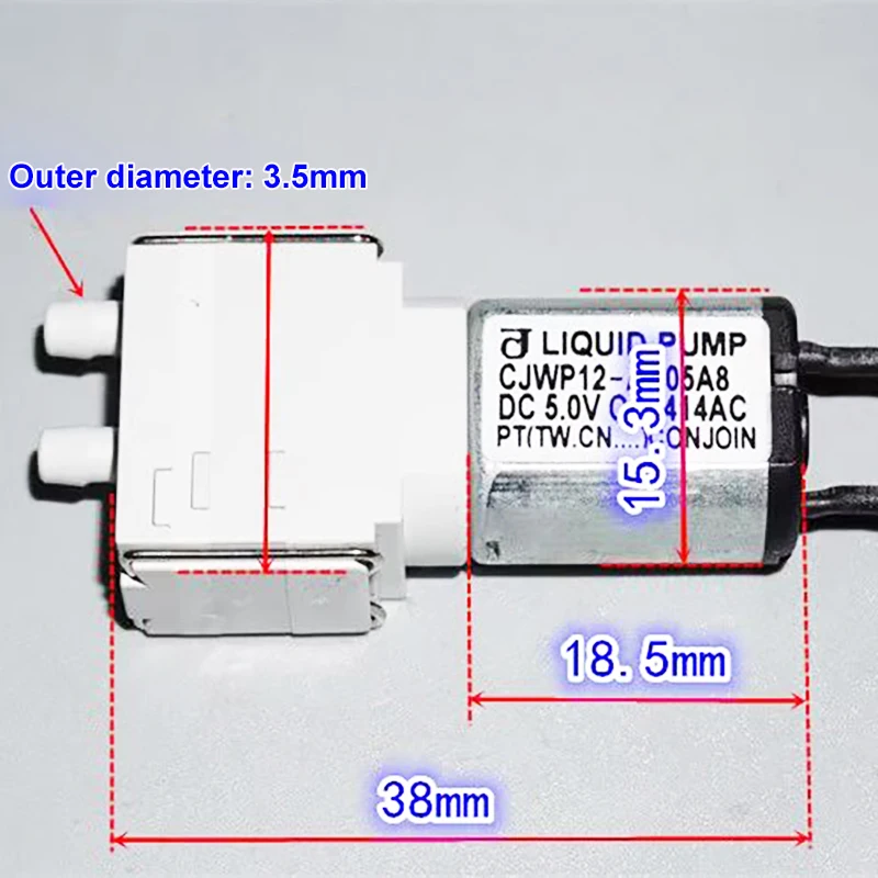 Samozasysająca pompa cieczy z silnikiem 3V-5V Mini 030 z silnikiem membranowa pompa wodna mikro-mała samozasysająca pompa wodna