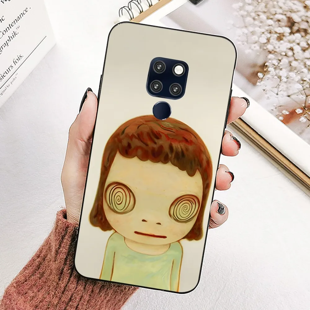 Y-Yoshitomo Girl NaraS Phone Case For Huawei Mate 10 20 30 40 50 Lite Pro Nova 3 3i 5 6 SE 7 Pro 7SE