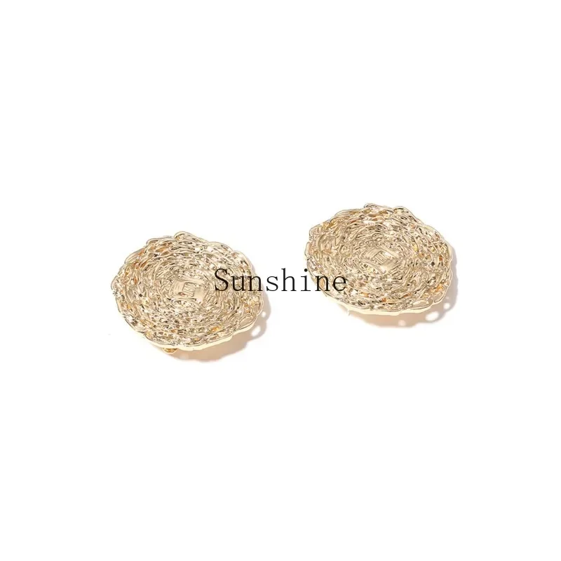 

Fashion Metal Large Earrings Circle Personality Fashion Niche Design Sense High-end Unique Earrings