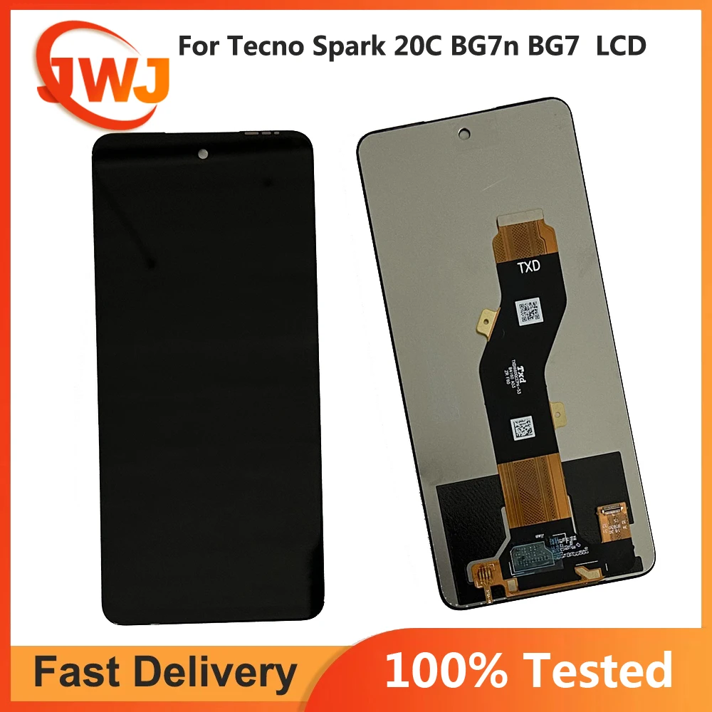 

Tested LCD For Tecno Spark 20C LCD Display Touch Screen Digitizer Assembly For Tecno Spark 20C BG7 BG7n lcd Display