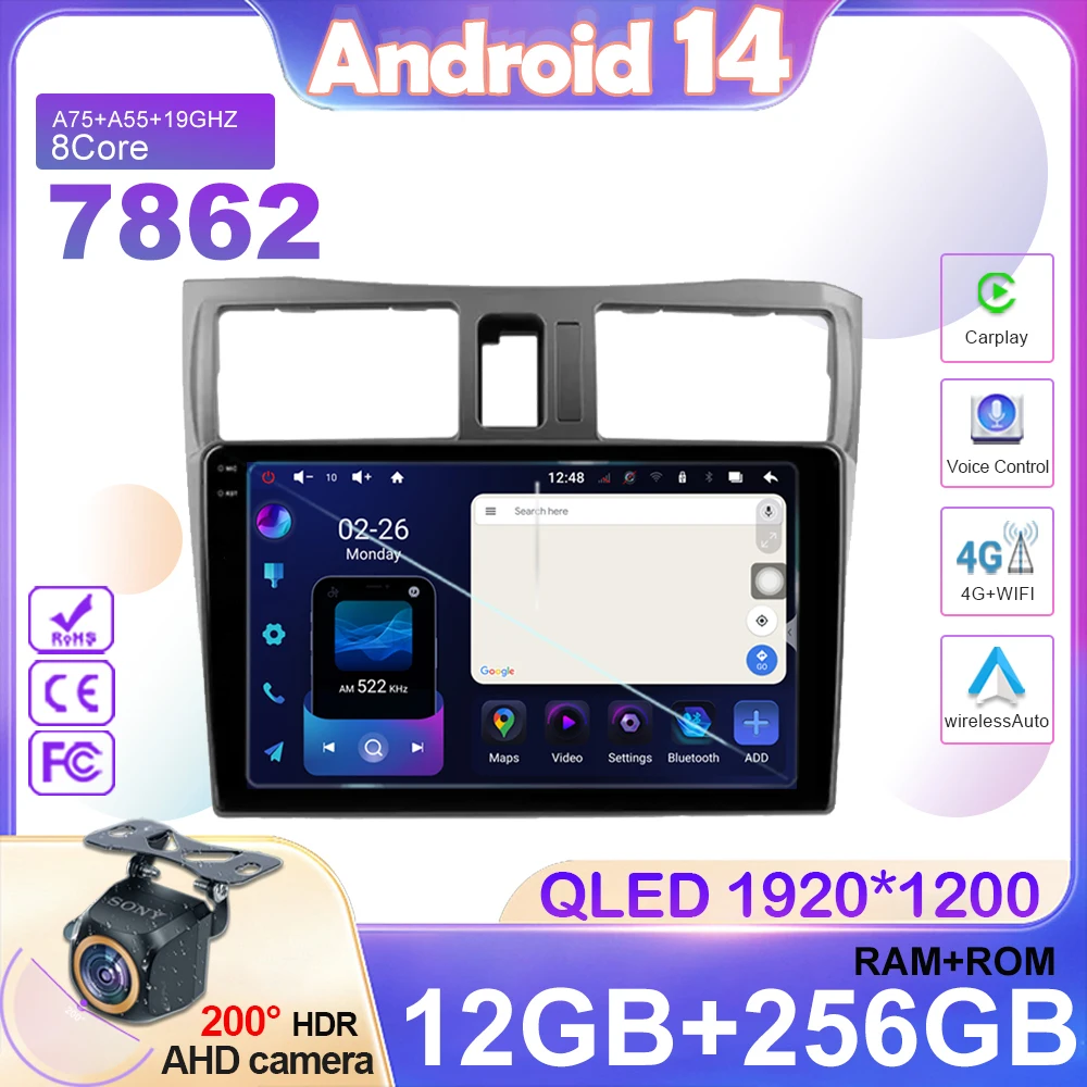 

Android 14 для Nissan Cefiro A33 1998-2003 Автомагнитола стерео головное устройство Carplay мультимедийный видео GPS плеер навигация № 2din BT