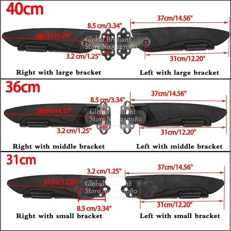 31cm 36cm 40cm Universal Adjustable Left Right Side Car Truck Seat Armrest Hand Holder Arm Rest Leather For RV Caravan Boat