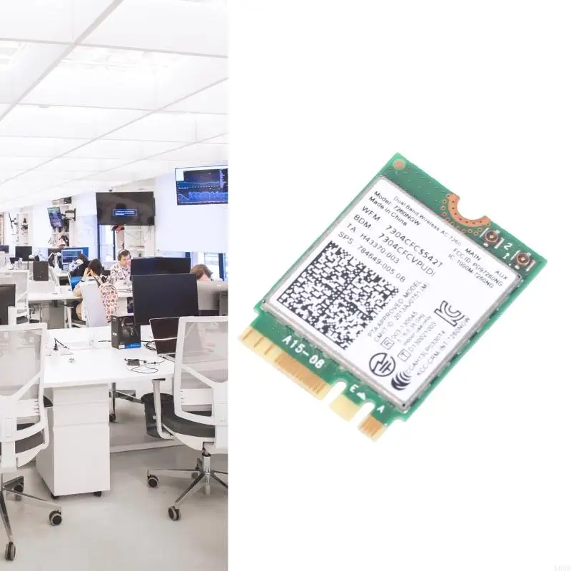 N84B модернизирована 7260NGW Wi -Fi Card 2.4G+5 ГГц 1200 Мбит / с сетевого адаптера для N40 70 N50 70 L440 L540 04x6007