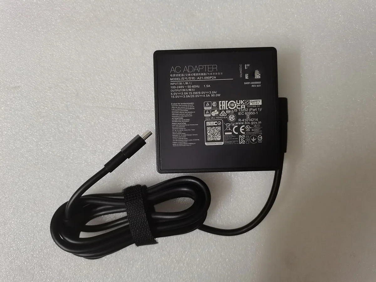 

NEW 20V 4.5A 90W USB-C AC Adapter Charger A21-090P2A for Asus Q420V Notebook PC