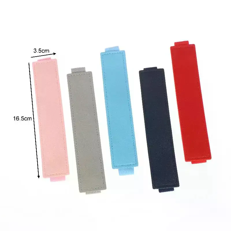 PU Leather Elastic Notebook Band Holders Adjustable Pen Sleeve Pencil Pouch Holder Strap For Notebook Binder