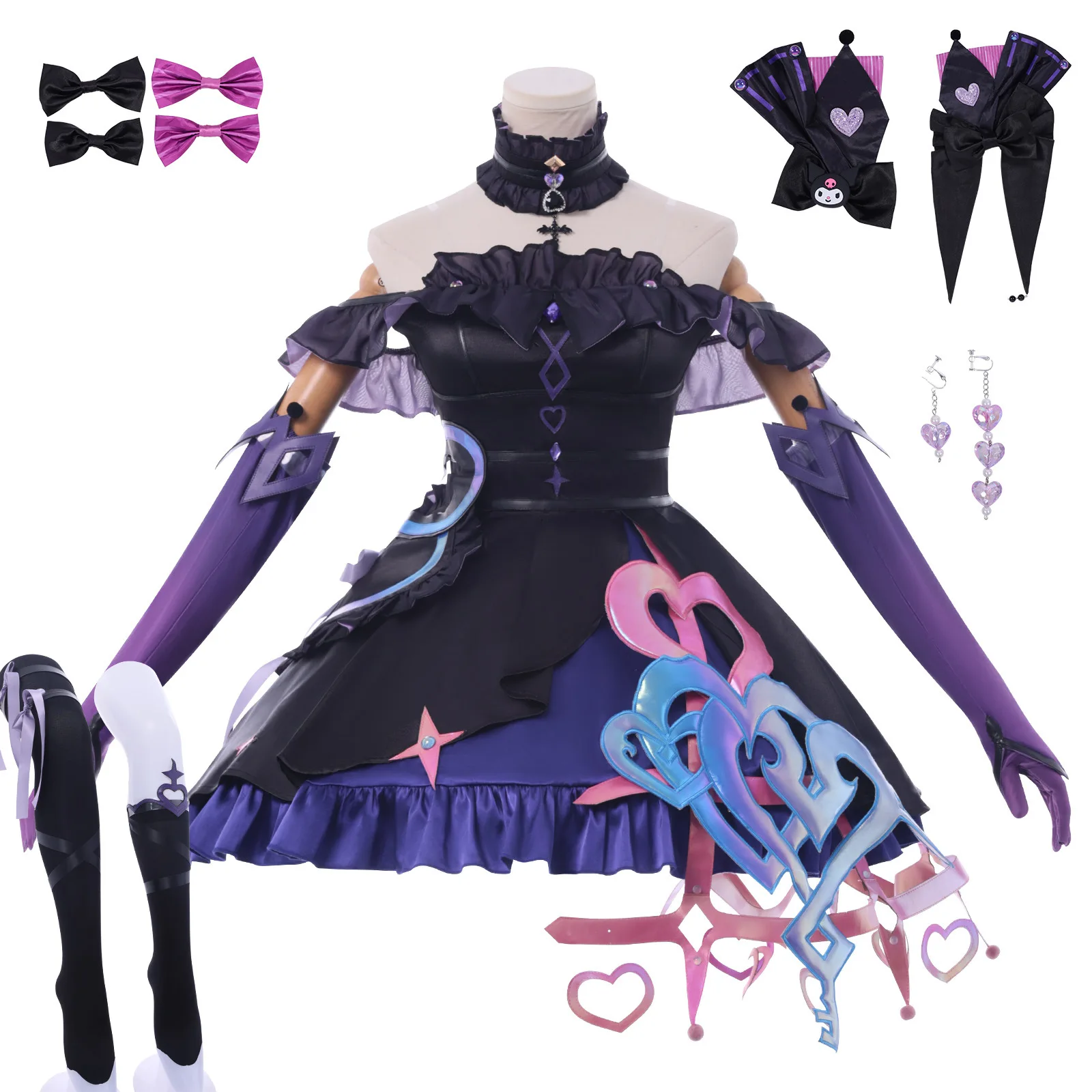 

Game Honor of Kings Angela Heart of Coolomi Cosplay Costume Uniform Halloween Carnival Party Christmas Play Role Clothes