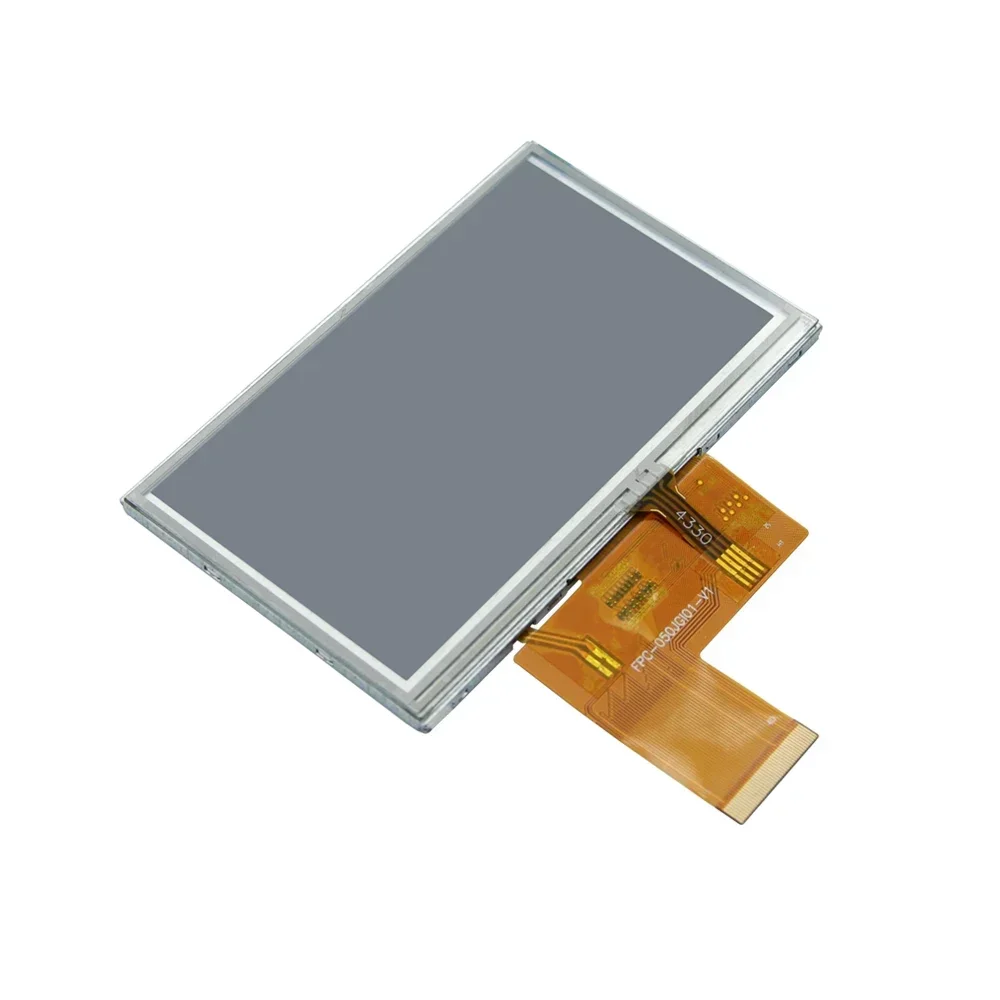 

5-дюймовый TTL40Pin 800*480 IPS full view 1000CD/m ², высокая яркость, резистивный сенсорный экран, бесплатная доставка