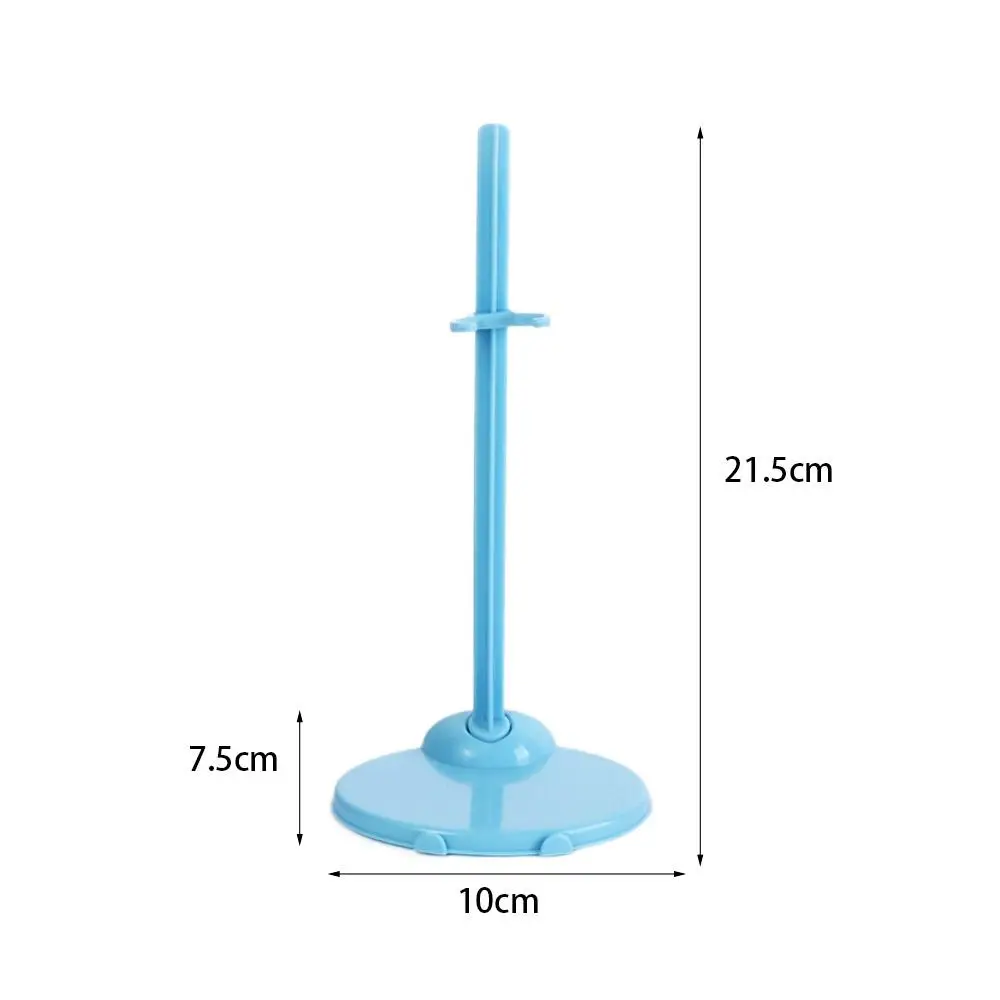 Adorabile supporto per bambola in plastica blu rosa supporto per bambola viola espositore per bambole regalo per bambini