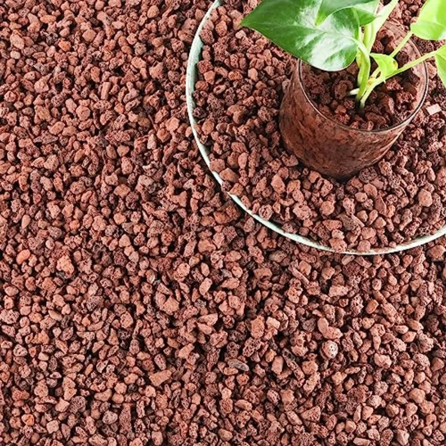 

Lava Rocks for Plants Volcanic Rock Horticultural Lava Rock Soil for Landscaping Plants Drainage Small Lava Rock Gravel for Suc