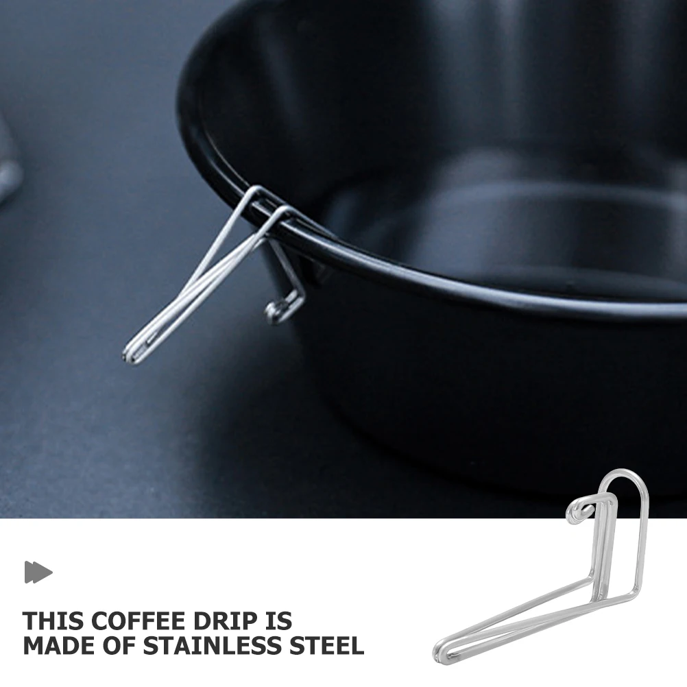 

2pcs Coffee Drip Spout Stainless Steel Camping Diversion Nozzle Portable Wire Filter Travel Accessories Teapot Guide Frame
