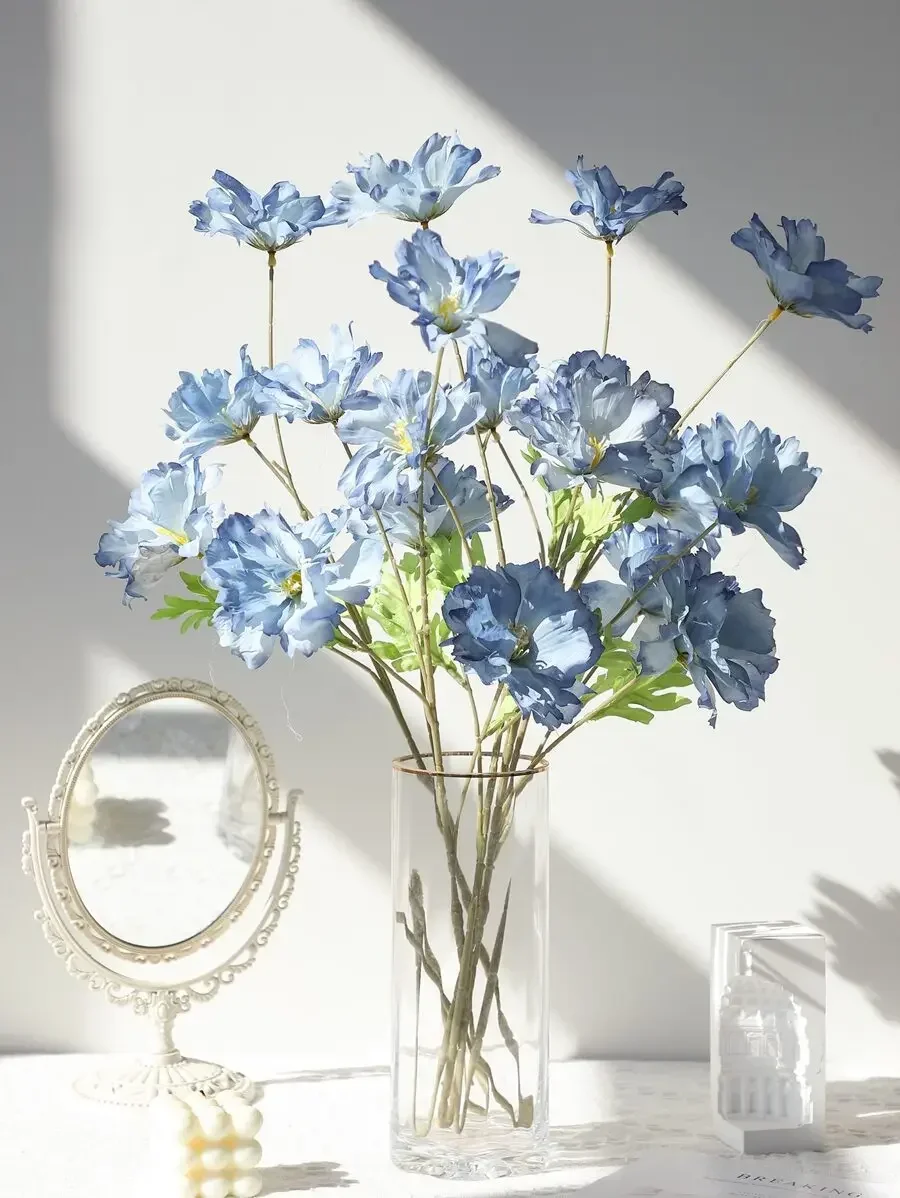 1pc Artificial Flower Stem, Gift Gifts Birthday Graduation,Garden Decor,Outdoor Plant,Gardening,Fake Flowers, Mother's Day Gift