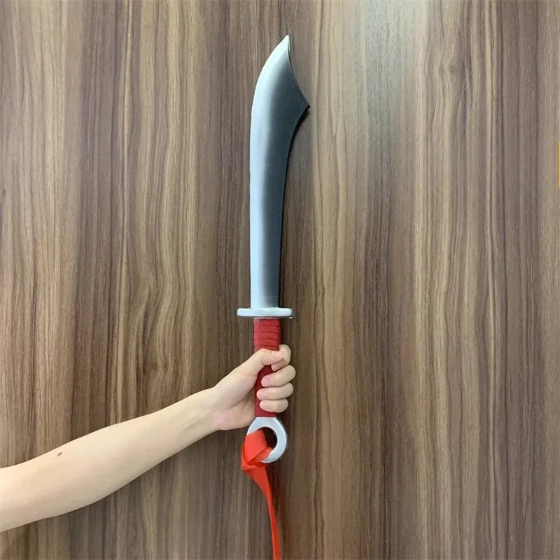 

Меч из мягкой резины из искусственной кожи, реквизит для оружия для выступления на сцене, 54 см